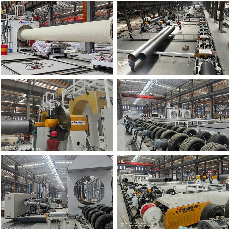PU-Foaming-Spray-Preinsulation-Pipe-Continuous-machinery